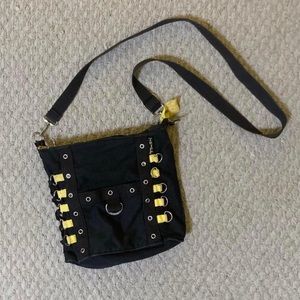 Vintage Tripp Nyc Black & Yellow Bag